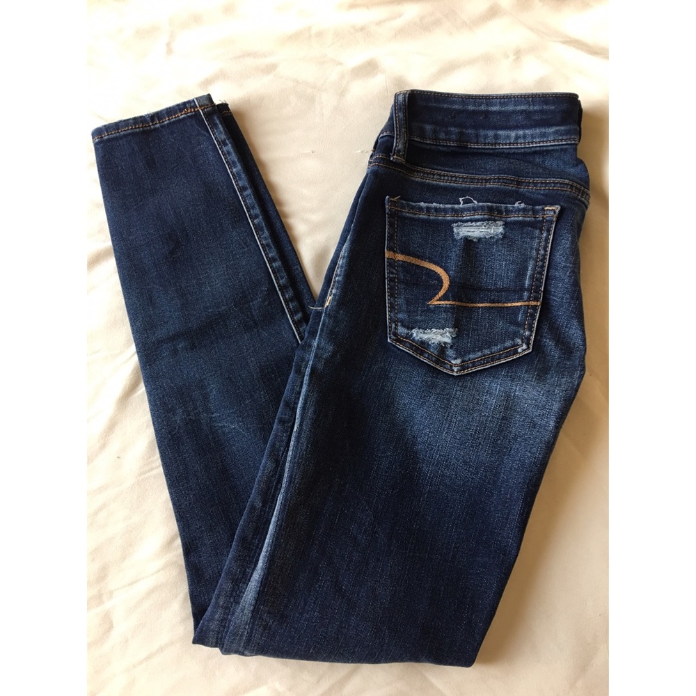 American Eagle ripped jeans